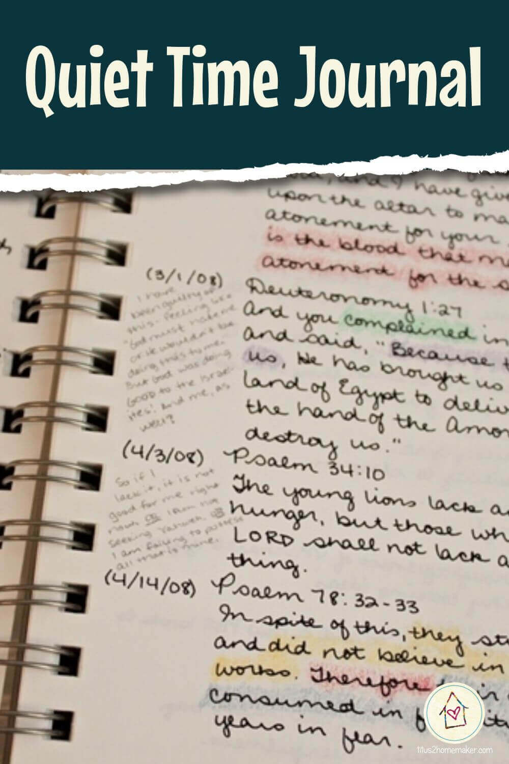 How I Use A Quiet Time Journal For Effective Personal Bible Study