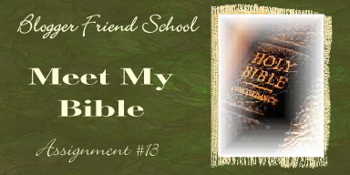 Blogger Friend School week 13