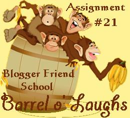 Blogger Friend School week 21