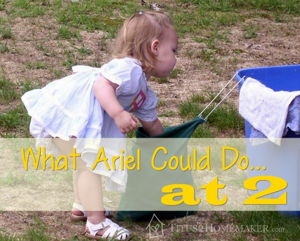 What Ariel Could Do...at Two