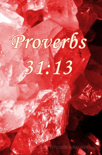 Prov. 31:13