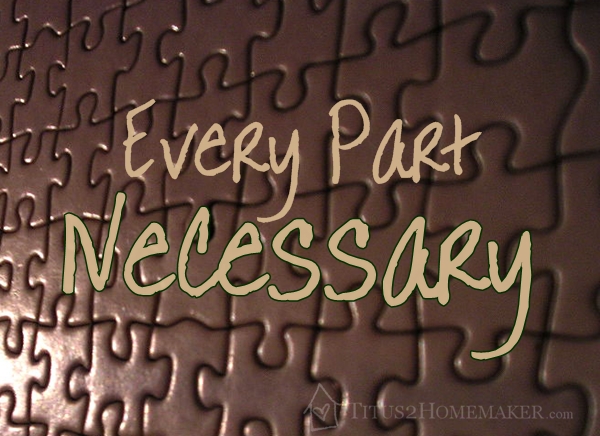 Every Part Necessary