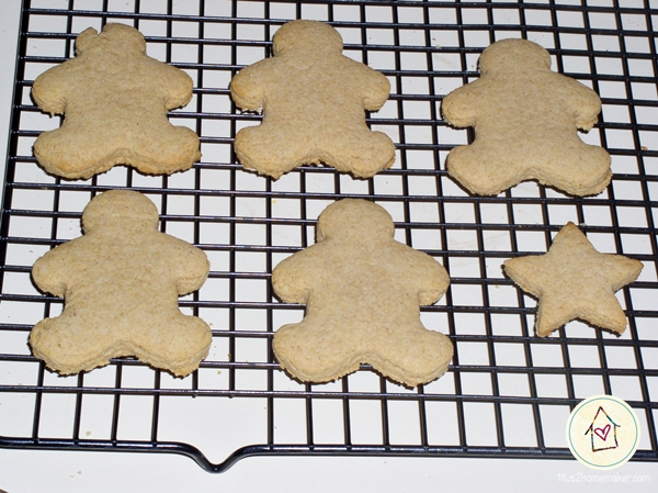healthy Purim cookies -- cutout people