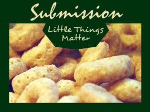 Submission: Little Things Matter #t2hmkr