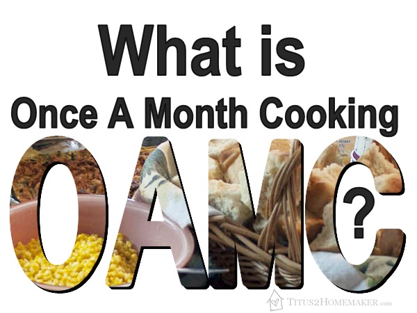 What is #OAMC? (Once-a-Month-Cooking) #t2hmkr