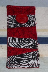 FQ-bkmk patchwork bookmark, scrappy bookmark
