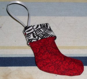FQ-stocking stocking ornament