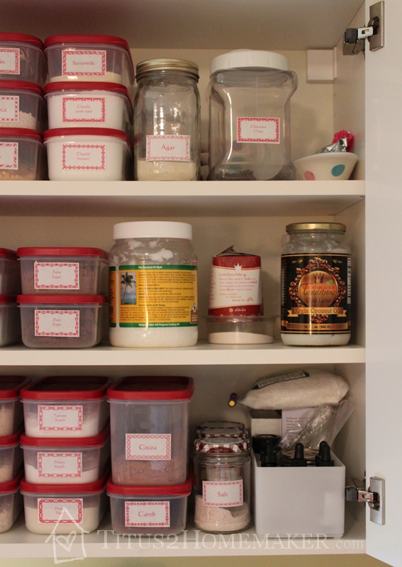 #Kitchen Cabinet Reorganization at Titus 2 Homemaker - #t2hmkr #organization