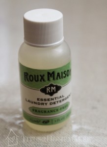 Roux Maison detergent review at Titus 2 Homemaker - #t2hmkr #cleaning #laundry