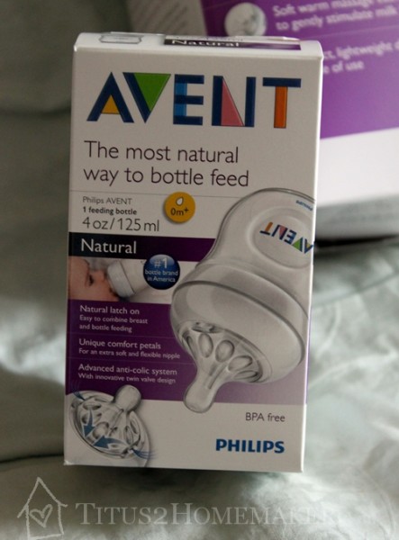AVENT Comfort Breast Pump and natural bottle review at Titus 2 Homemaker - #t2hmkr