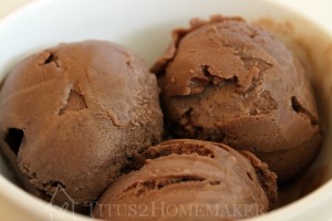 Chocolate Coconut Milk Ice Cream recipe at Titus 2 Homemaker - #t2hmkr #gf #glutenfree #dairyfree