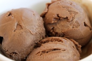 Chocolate Coconut Milk Ice Cream recipe at Titus 2 Homemaker - #t2hmkr #gf #glutenfree #dairyfree