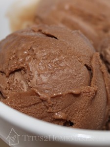 Chocolate Coconut Milk Ice Cream recipe at Titus 2 Homemaker - #t2hmkr #gf #glutenfree #dairyfree