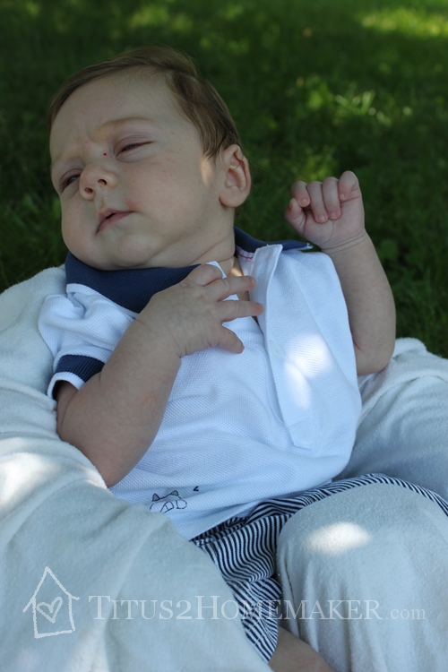 Mamas & Papas Babywear review at Titus 2 Homemaker - #t2hmkr
