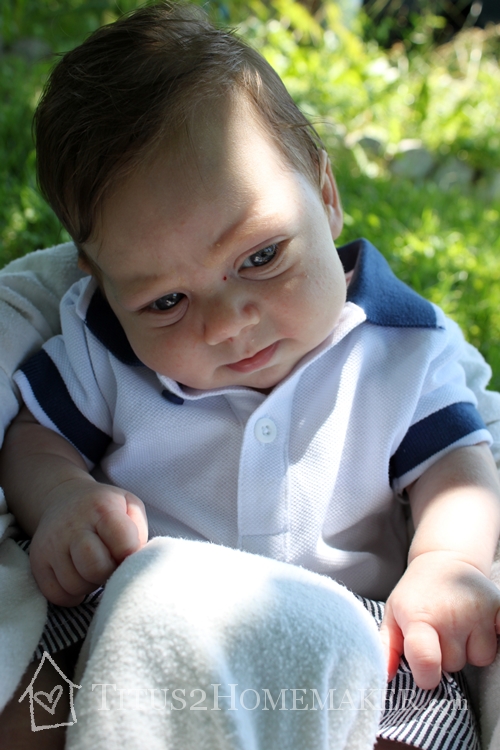 Mamas & Papas Babywear review at Titus 2 Homemaker - #t2hmkr