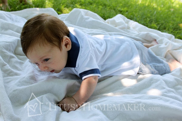 Mamas & Papas Babywear review at Titus 2 Homemaker - #t2hmkr