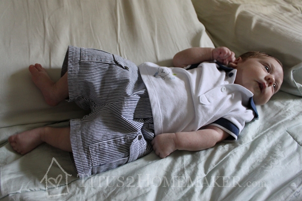 Mamas & Papas Babywear review at Titus 2 Homemaker - #t2hmkr