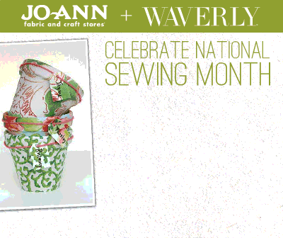 Waverize It! with Waverly fabrics and Jo-Ann #t2hmkr
