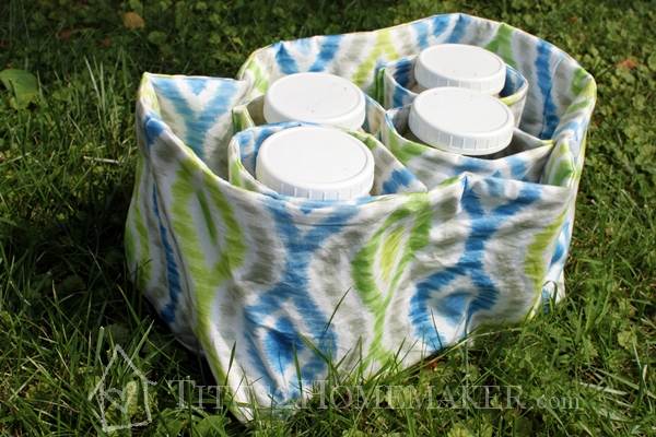 How to make an insulated milk tote liner (for 1/2 gallon mason jars) #t2hmkr