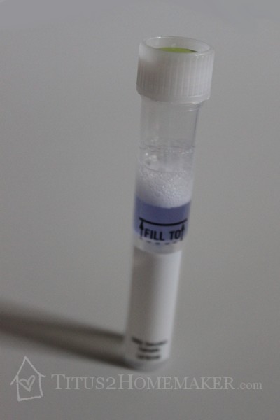 DNA collection vial