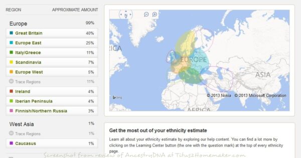 ancestry results