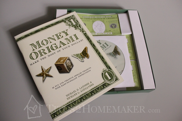 Money Origami Kit - open