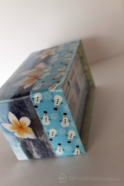 Step 2 - wrap tape around the bottom