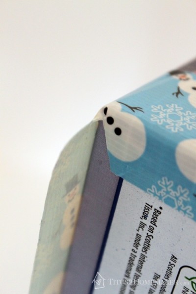 Step 3b - fold the edges under