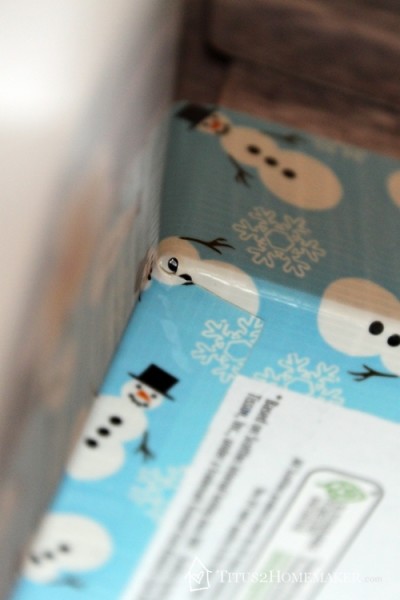 Step 3a - fold the edges under