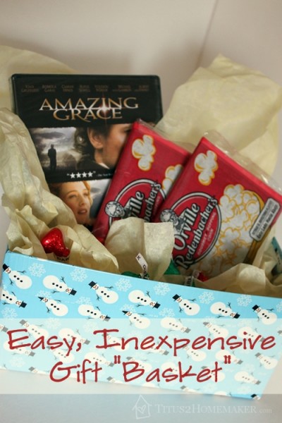 Gift Basket with Duck Tape