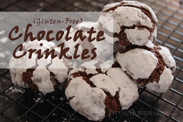 Chocolate Crinkle Cookies