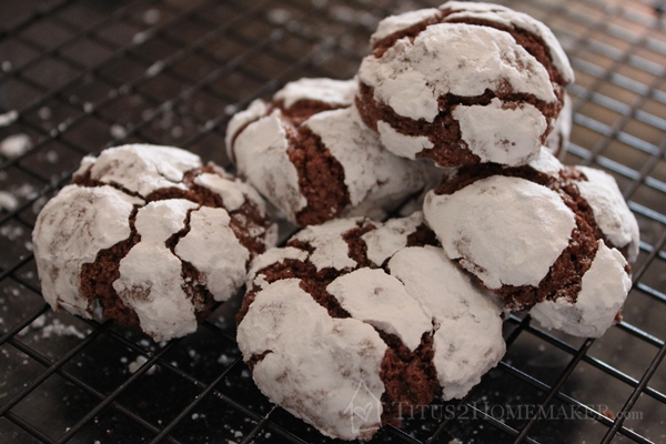 Chocolate Crinkle Cookies