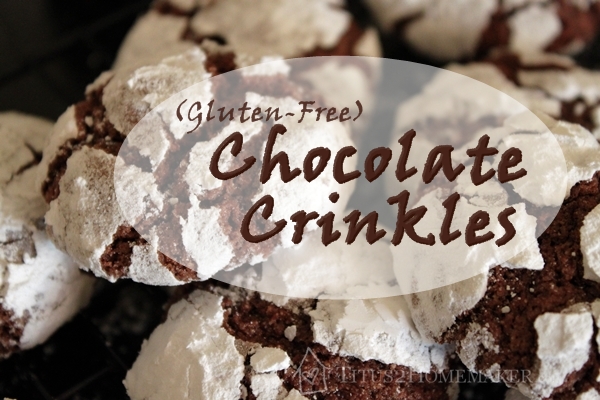 Chocolate Crinkle Cookies