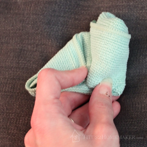 Travel cloth roses - step 7