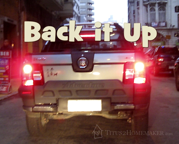Back it Up - Do you have backups in your life?
