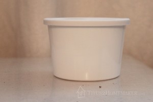 sour cream container turned blank #t2hmkr