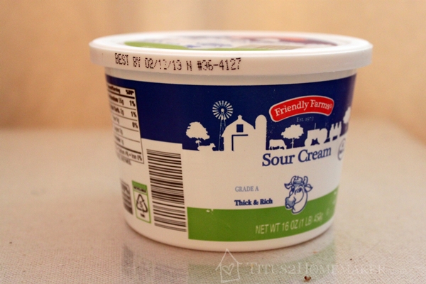 sour cream container to reuse #t2hmkr