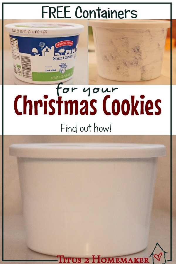 Remove the print from plastic food containers for reuse.