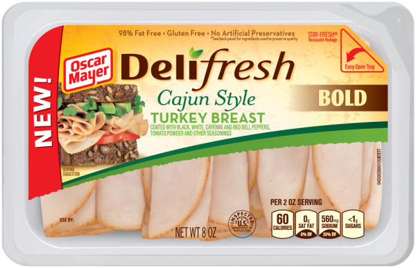 Oscar Mayer Deli Fresh BOLD Cajun Style Turkey Breast    #t2hmkr