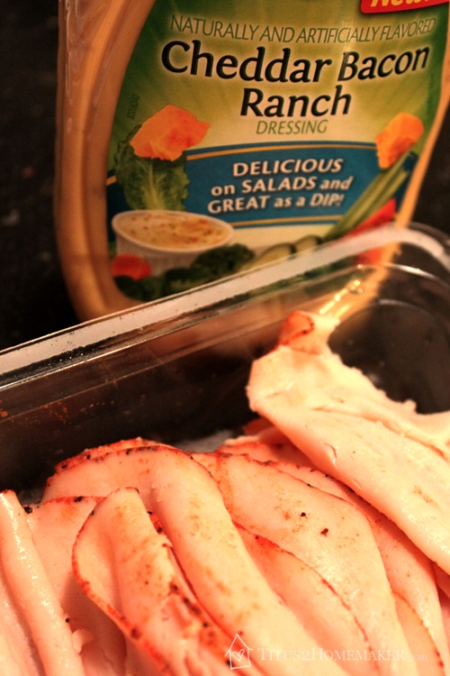 Chipotle Chicken & Cheddar Bacon Ranch Dressing #t2hmkr