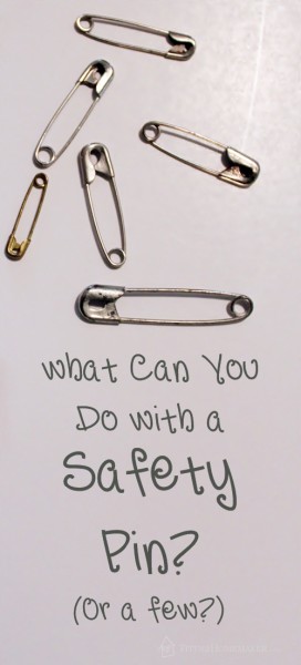 What Can You Do with a Safety Pin (or a few)? #t2hmkr