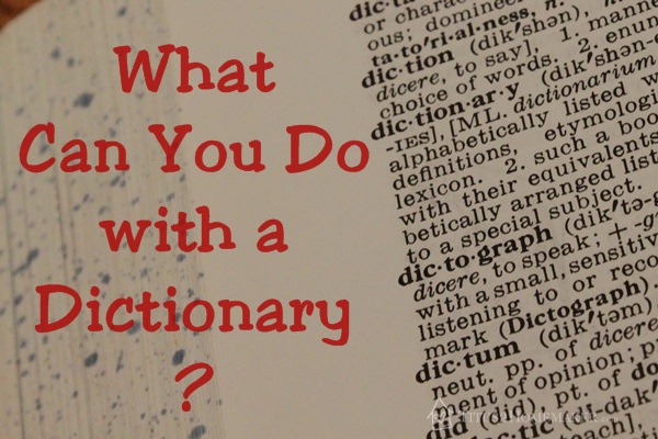 What can you do with a dictionary? #t2hmkr