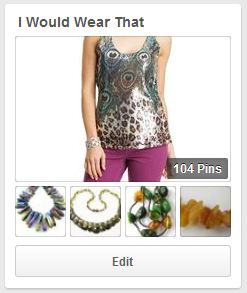 "I would wear that" pinboard  #t2hmkr