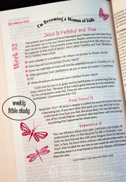 Young Women of Faith Bible weekly study #t2hmkr #ZBlogSquad