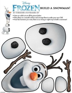 Frozen build-a-snowman (Olaf) #t2hmkr