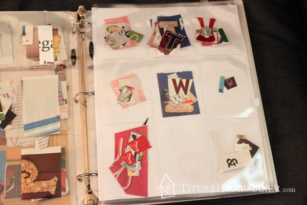How to organize magazine clippings: letters #t2hmkr