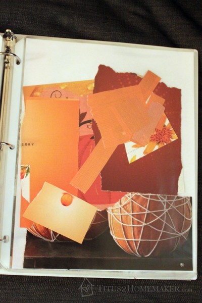 How to organize magazine clippings: orange #t2hmkr