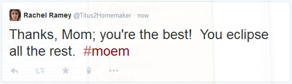 Mother's Day #Moem #t2hmkr