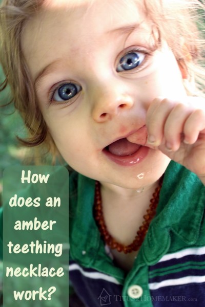 How does an amber teething necklace work? #t2hmkr