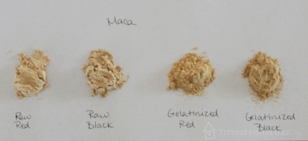 four types of maca powder #t2hmkr